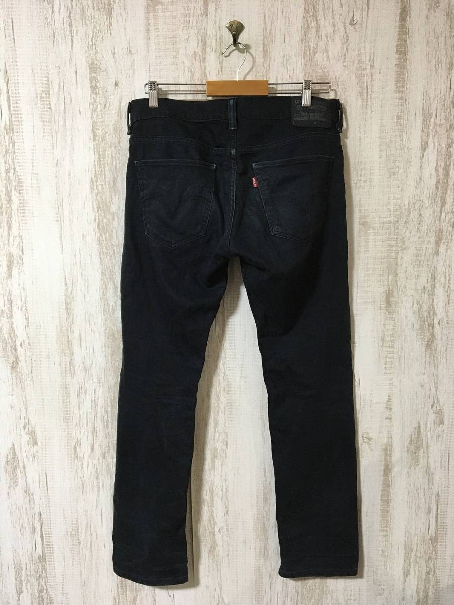 P399☆【511 スキニー ブラックデニムパンツ ジーンズ】Levi's リーバイス 黒 32/30_画像3