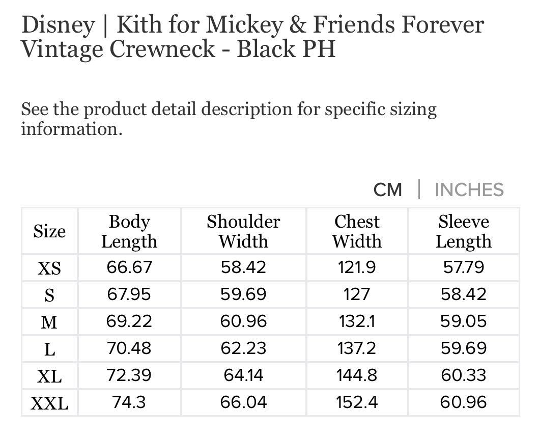 Disney Kith for Mickey Friends Forever Vintage Crewneck Black XLサイズ キス ディズニー ミッキー クルーネック スウェット ブラック_画像6