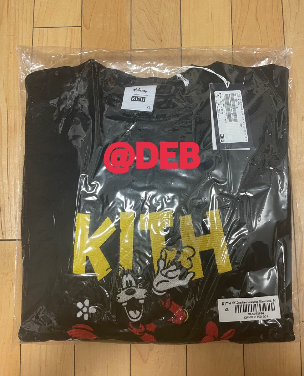 Disney Kith for Mickey Friends Forever Vintage Crewneck Disney Kith for Mickey Friends Forever Vintage Crewneck