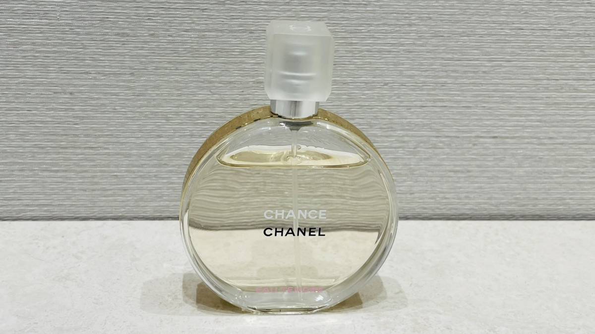MMM2 1円～ シャネル Chanel 香水 EAU TENDRE チャンス オー タンドゥル 50ml 残量多 _画像1