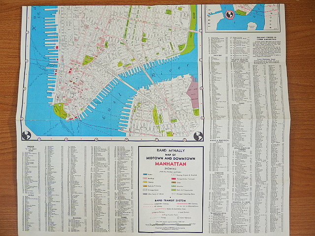  New York Street guide map 