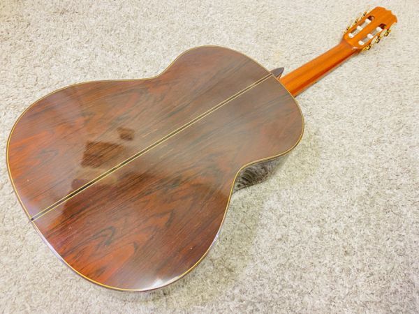 【月末価格】RYOJI MATSUOKA LUTHIER No.60 松岡良治 クラシックギター トップ単板 サイド/バック ハカランダ 1976年【ソフトケース付】♪_画像6