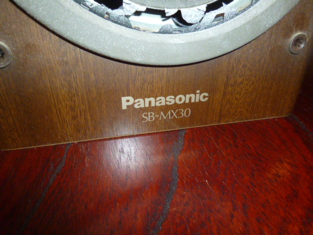 ☆Panasonic パナソニック SB-MX30 スピーカー 2way オーディオ機器 jank 扱いで 大阪からAA2311i の画像4