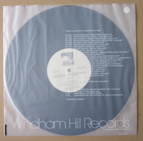 ◆【LP】US盤 WILLIAM ACKERMAN / PASSAGE 1981年 WH-1014の画像6