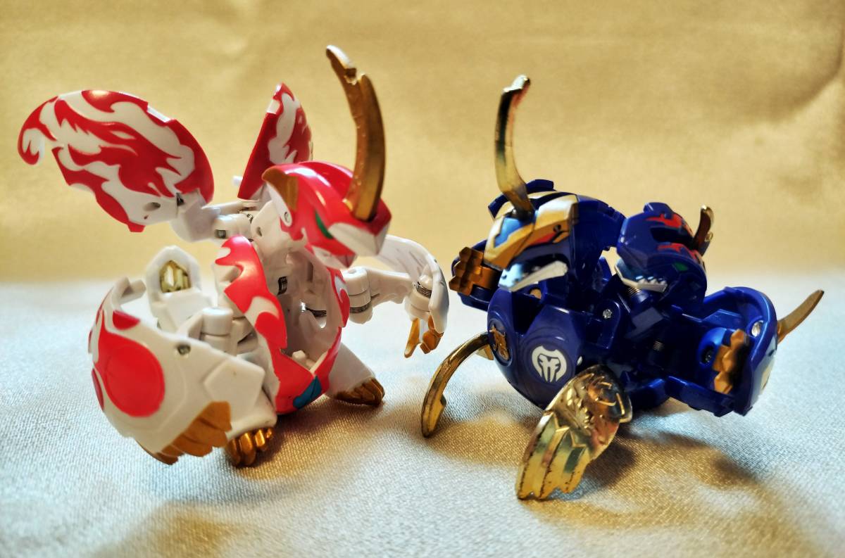 爆丸 天ドラガオン 滅ホロヴォス セット 爆テク 爆TECH BAKUGAN ライズ ドラガオン 当時物_画像1