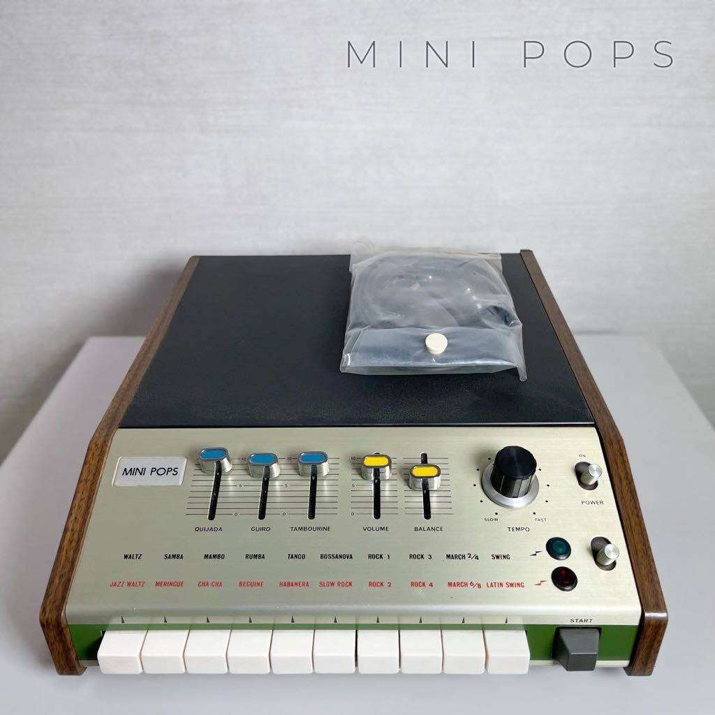 美品 動作品 京王技研 KORG MINI POPS 7 ミニポップス アナログ リズムマシン コルグ ヴィンテージ 機器 Automatic Rhythm Instrument_画像1