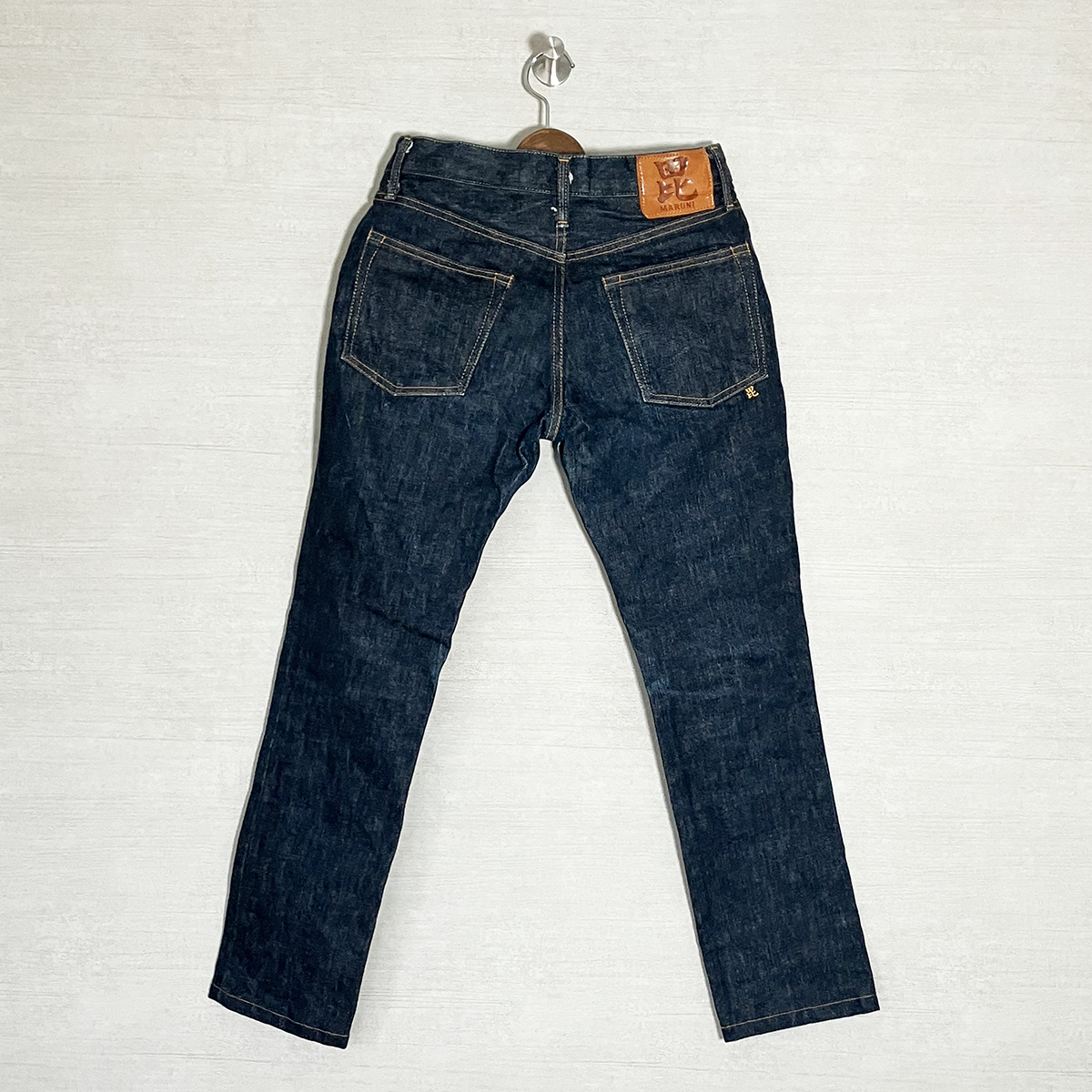 マルニ ジーンズ MARUNI JEANS 毘 毘沙門天 BI-66 インディゴ デニム パンツ 30 ジーンズ ジーパン ボトムス ズボン メンズ レディース_画像2