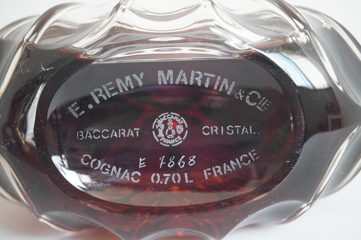 未開栓 替え栓 付 レミーマルタン REMY MARTIN セントー クリスタル バカラ ボトル 700ml 40% 1985 コニャック ヴィンテージ 古酒 SD_画像9