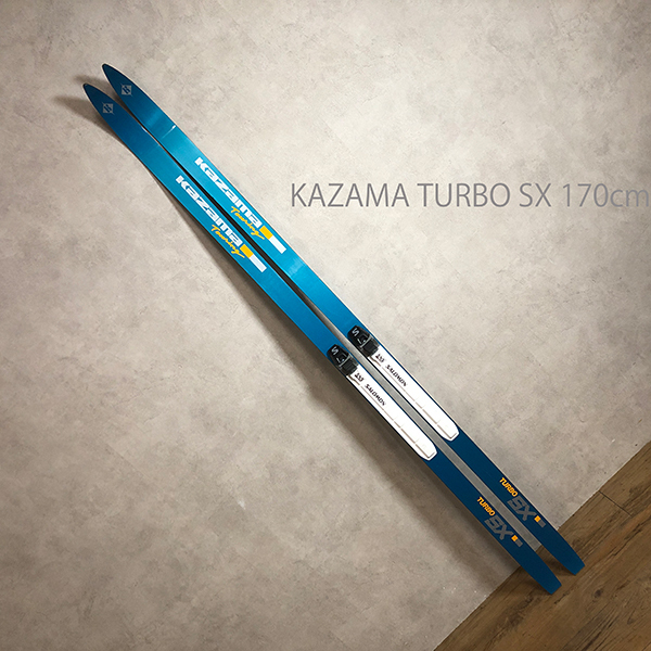 KAZAMA カザマ TURBO SX ターボ 170cm クロスカントリー スキー ビンディング セット ウロコあり ウィンター スポーツ アウトドア 札幌_画像1