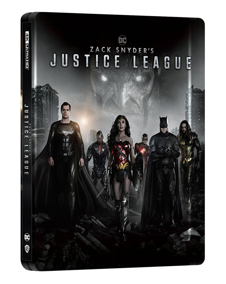 ジャスティス・リーグ: Zack Snyder's Cut 4KUHD+BD スチールブック 1-Click Box [Blu-ray] Steelbook - numbered (Import)_画像3