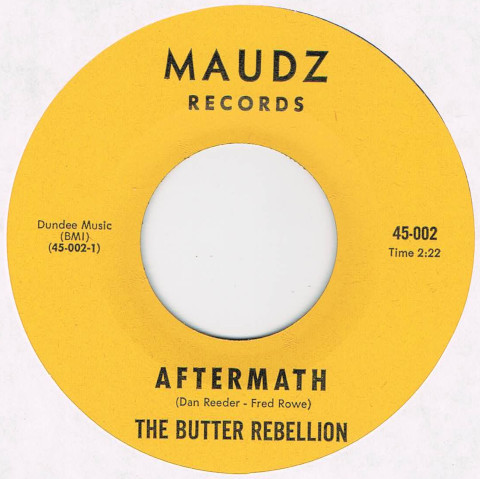 ●THE BUTTER REBELLION / AFTERMATH [US 45 ORIGINAL 7inch シングル FUZZ PSYCH 新品同様 試聴]_画像1