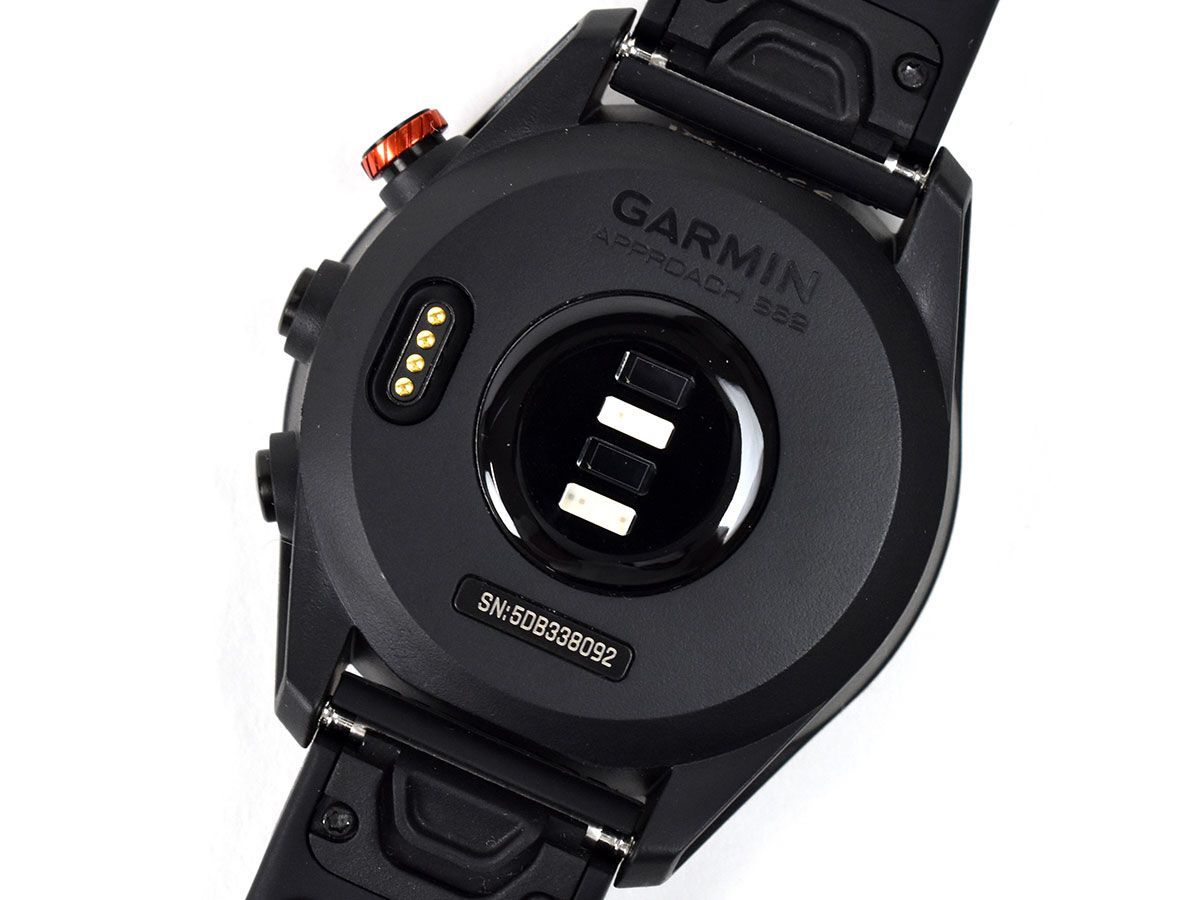 162392◆美品 動作確認済 GARMIN ガーミン アプローチ S62 ゴルフGPSウォッチ 腕時計 クォーツ 010-02200-20 ブラック メンズ/ D_画像9