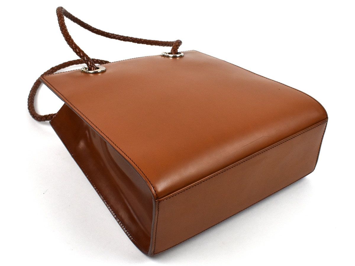 160160◇ Cartier カルティエ パンテール ハンドバッグ ミニバッグ バッグ 鞄 レザー 革 ブラウン シルバー金具 レディース/ B_画像5