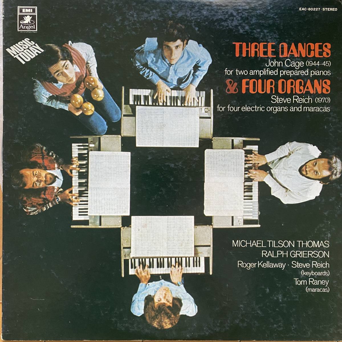 [Contemporary, Post-Modern] John Cage / Steve Reich - Three Dances & Four Organs / \'73 / John * клетка laihi Mini maru современная музыка 