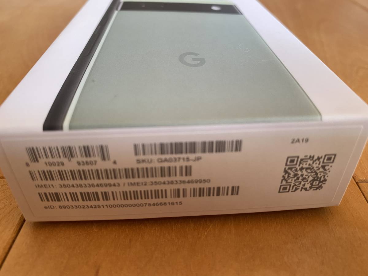 【未使用品】★ Google Pixel 6a ストレージ128GB グリーン グーグル ピクセル 6a セージ スマートフォン ★_画像4