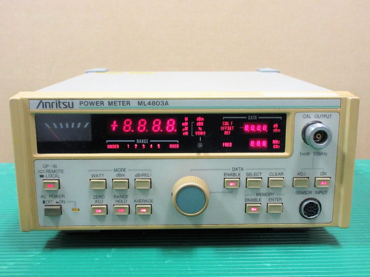 Anritsu/アンリツ ML4803A Power Meter 未検査品_画像4