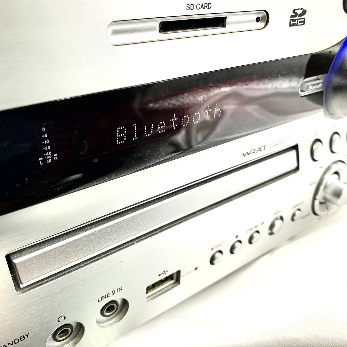 1円 美品■ ONKYO オンキョー オンキオ NFR-7TX CD SD USB RECEIVER 動作 再生確認済み ブルートゥース 1107_画像7