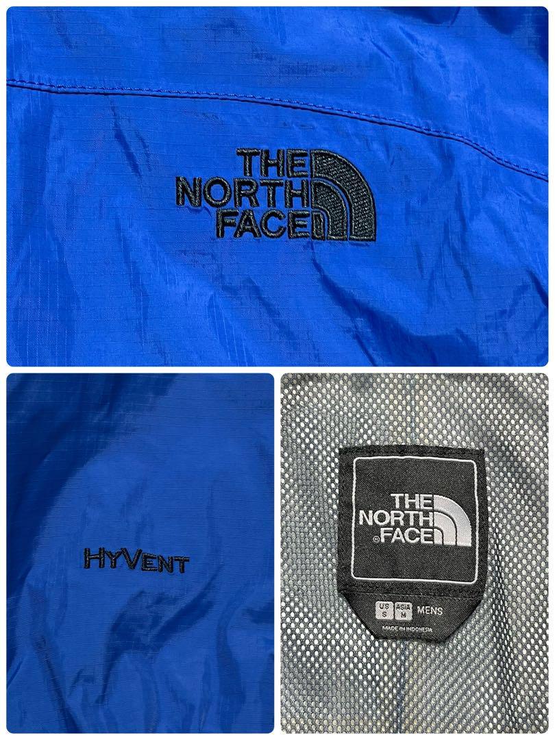 【良品】THE NORTH FACB ザ ノースフェイス ナイロンジャケット マウンテンパーカー ブルー メンズ Sサイズ