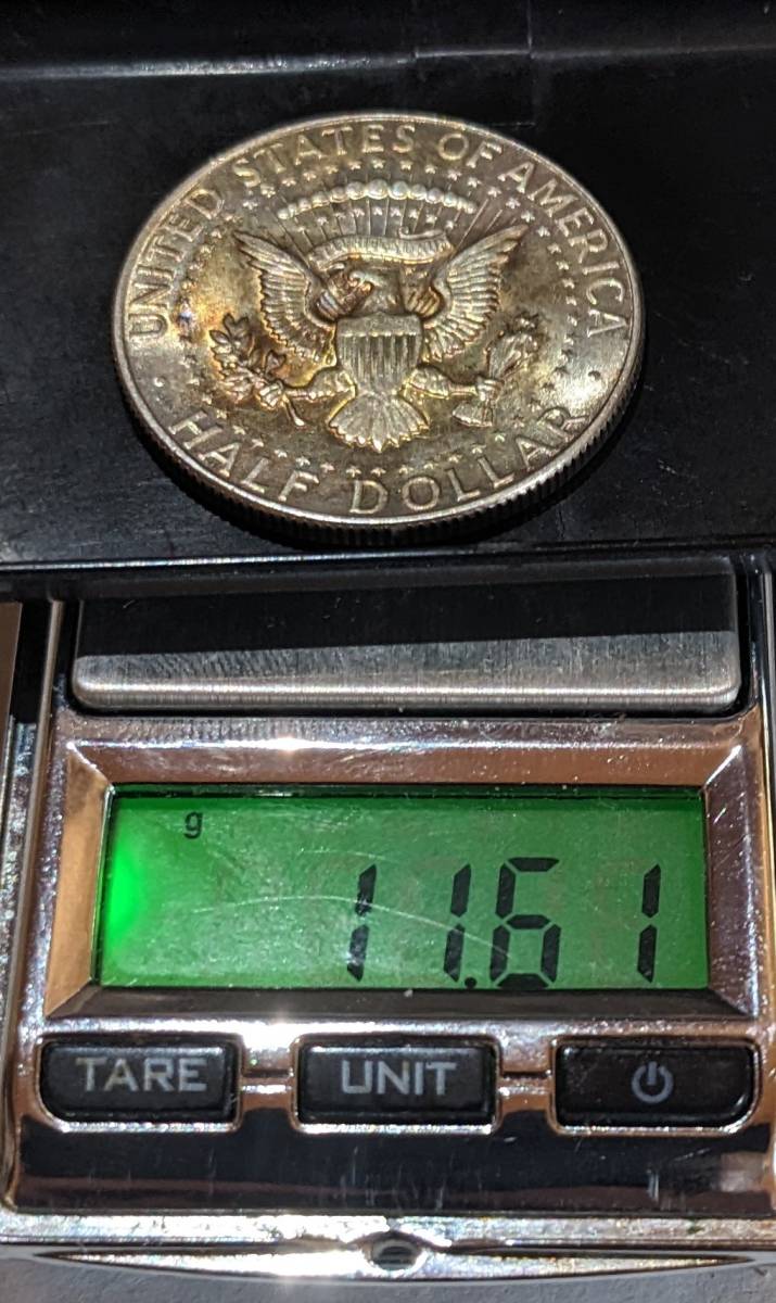 アメリカ USA ケネディ 1968年 ハーフダラー リバティコイン 50セント 銀貨_画像5