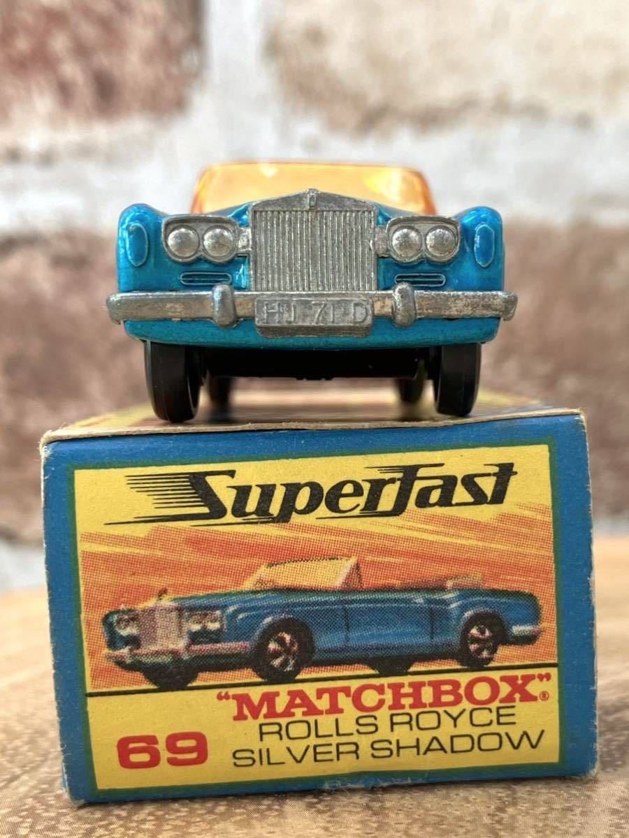 MATCHBOXマッチボックス ROLLS ROYCE SILVER SHADOW 青色　イギリス製_画像5