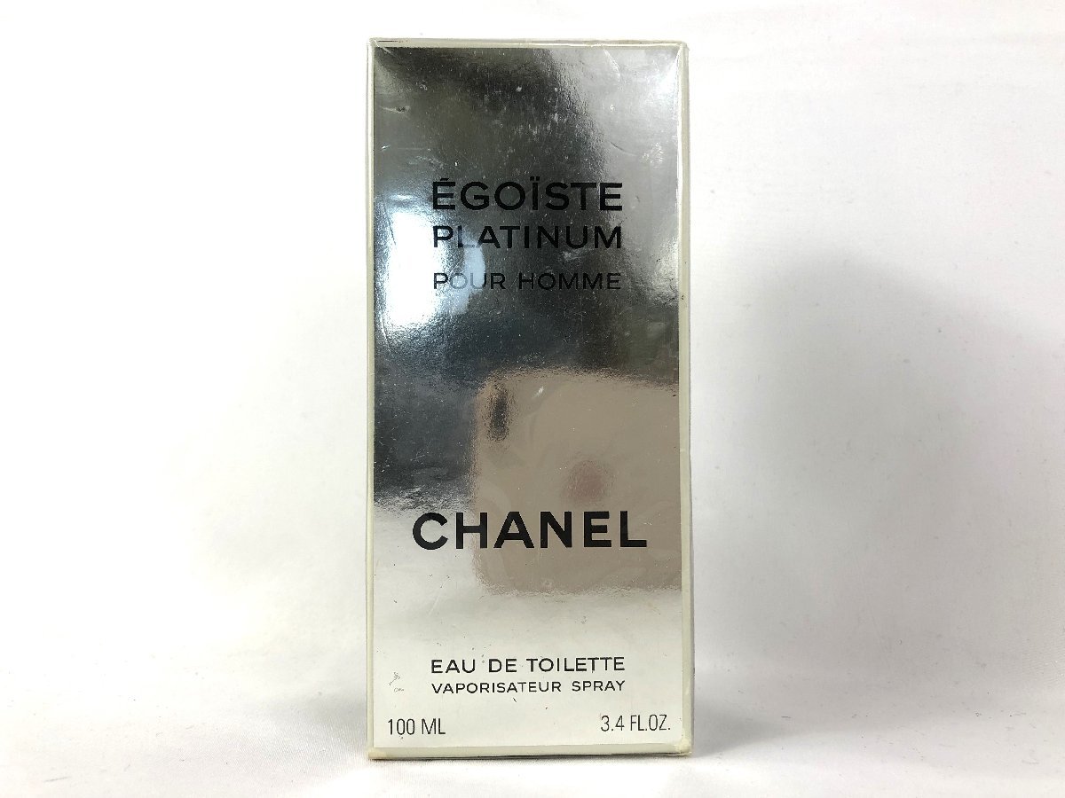 未使用　フィルム未開封　シャネル　CHANEL　EGOISTE　エゴイスト プラチナム プールオム　オードトワレ　スプレー　100ml　YK-7058_画像1