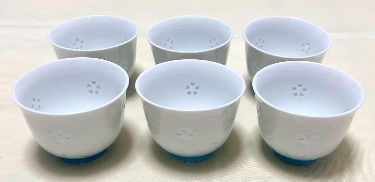 新品 有田焼 春 ホタル蛍焼 透かし彫り 湯呑 コップ6客|Yahoo 新品 有田焼 春 ホタル蛍焼 透かし彫り 湯呑 コップ6客|Yahoo
