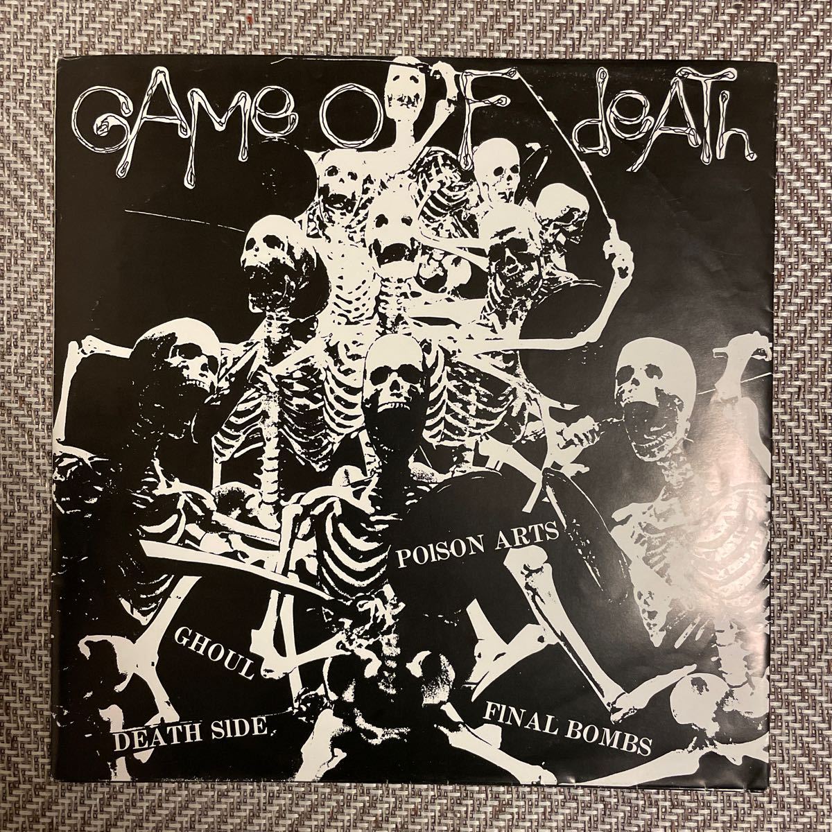 GAME OF DEATH（GHOUL／POISON ARTS／DEATH SIDE／FINAL BOMBS）ジャパニーズハードコアLP レコード _画像1