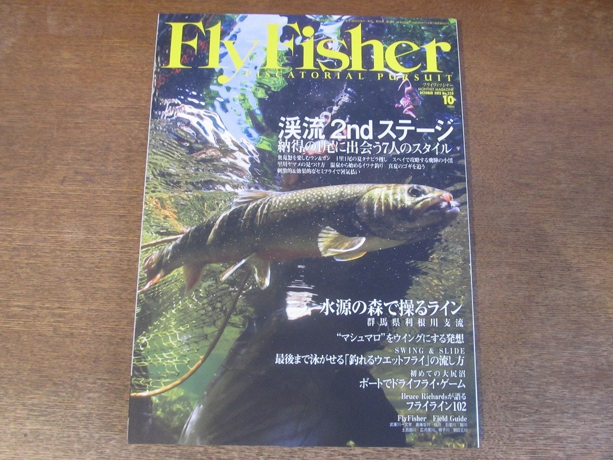 2311ND●FlyFisher フライフィッシャー 225/2012.10●群馬県利根川支流/奥鬼怒ラン＆ガン/夏タナビラ1里1尾/渓流スペイの可能性/里川ヤマメ_画像1