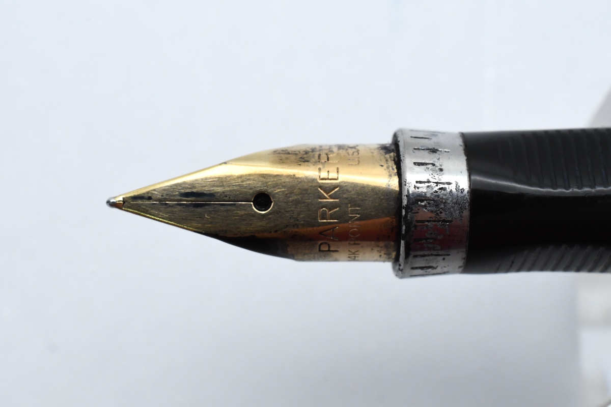 PARKER STERLING SILVER パーカー スターリング 14K カートリッジ 万年筆 ■17564_画像7