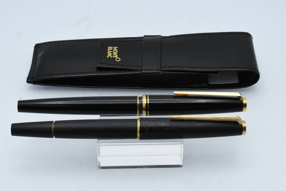 MONTBLANC 220 No22 モンブラン 585 14K カートリッジ ジャンク2本セット ケース付属 ■16543_画像1