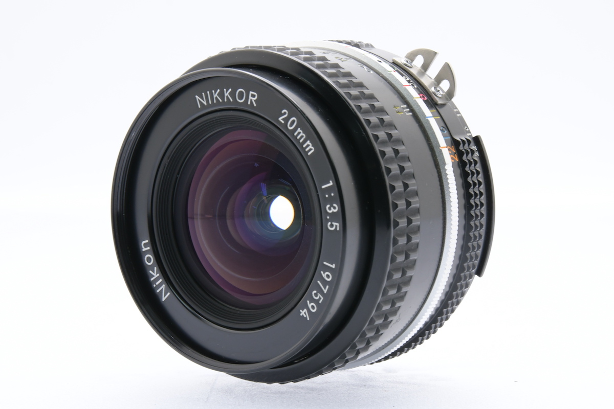 Nikon Ai NIKKOR 20mm F3.5 Fマウント ニコン 超広角 単焦点レンズ MF一眼用交換レンズ_画像1