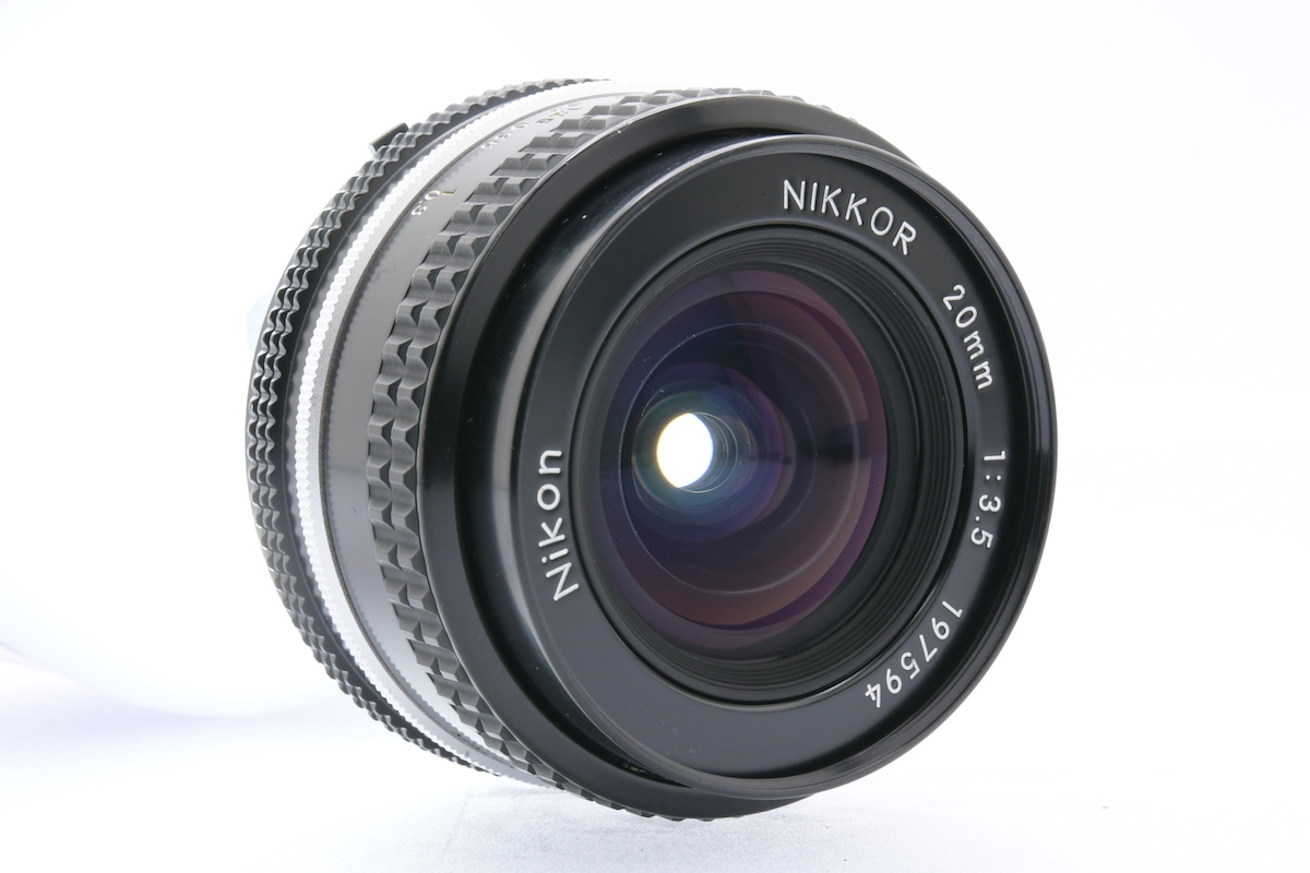 Nikon Ai NIKKOR 20mm F3.5 Fマウント ニコン 超広角 単焦点レンズ MF一眼用交換レンズ_画像3