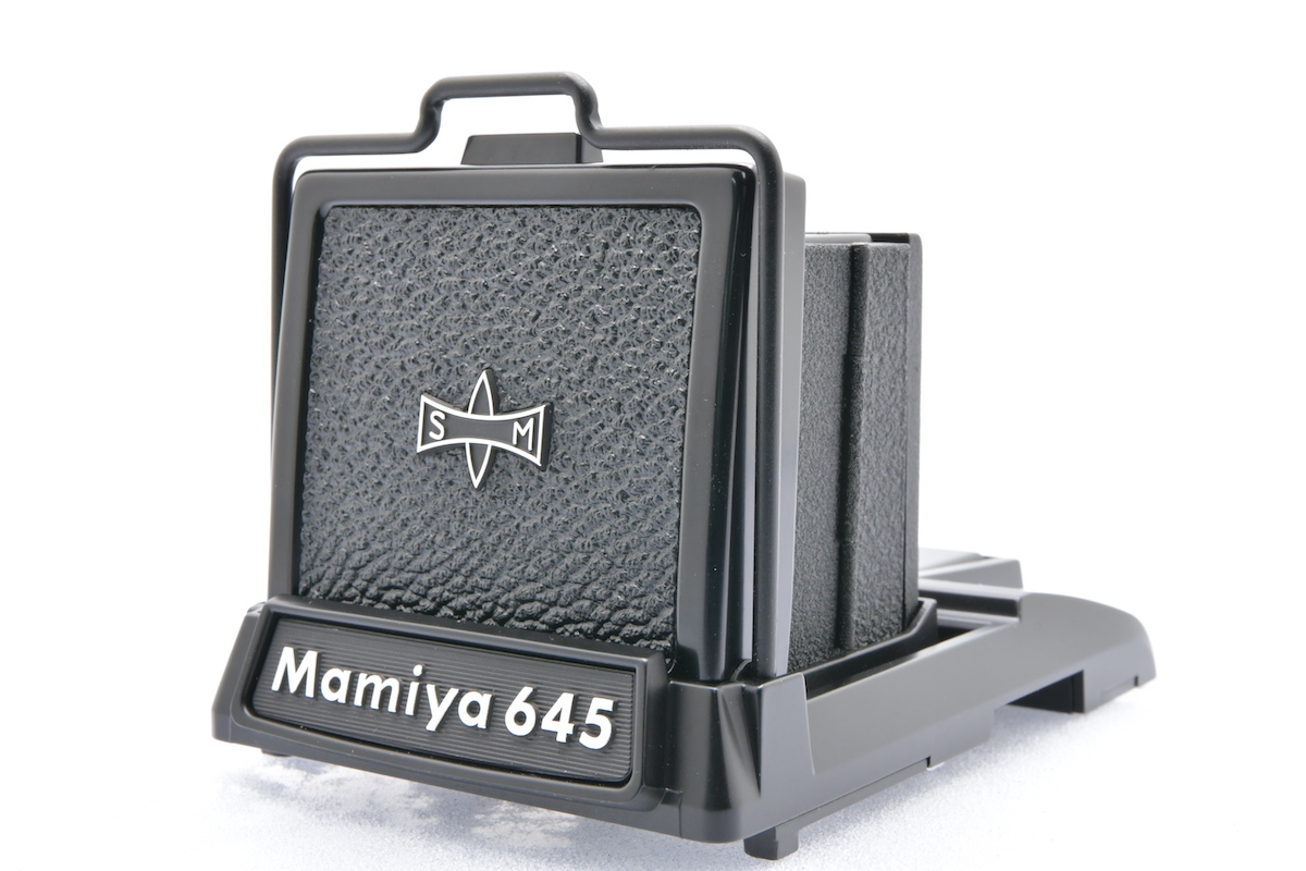 Mamiya 645用 Waist Level Finder ウエストレベルファインダーS マミヤ カメラアクセサリ 革ケース付き_画像1