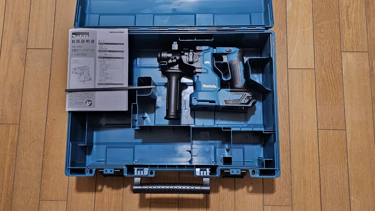 新品 マキタ 充電式ハンマドリル18mm 18V 可変速 ケース付 新品 マキタ 充電式ハンマドリル18mm 18V 可変速 ケース付