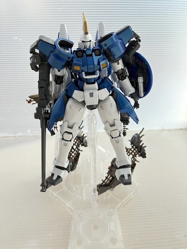 イベント限定 ガンプラ MG 新機動戦記ガンダムW 1/100 MG OZ-00MS2 トールギスII スペシャルコーティング 完成品 デブリパーツセット付き_画像1