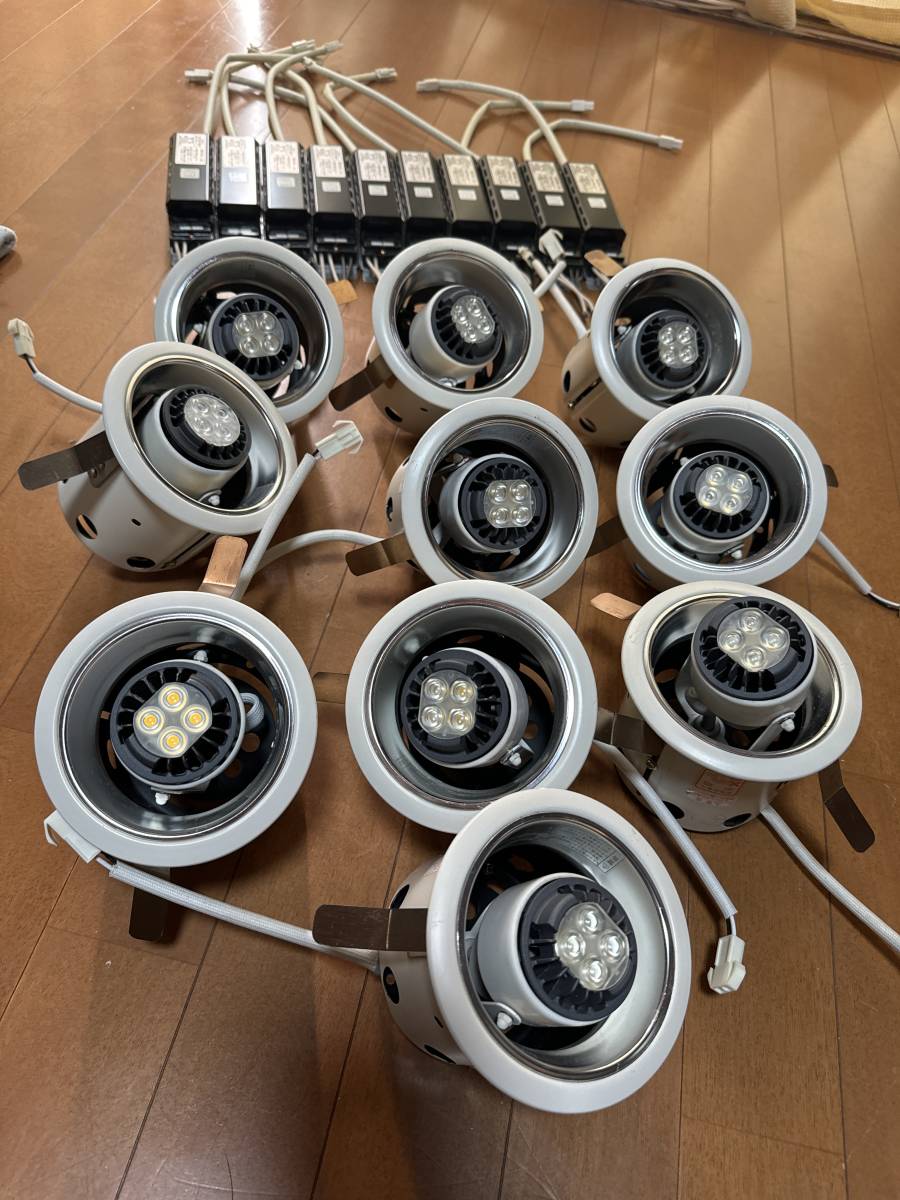 10個セット ENDO遠藤照明LEDダウンライト ED-4510S 電源ユニット付き 店舗 天井照明 スポットライト_画像3