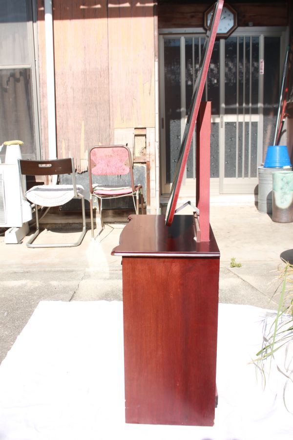 [ delivery ]* beautiful goods furniture [ Showa Retro is good color tone. dresser dresser ]* inspection :( the first soup / cosmetics / dresser / Showa era / that time thing )1012F