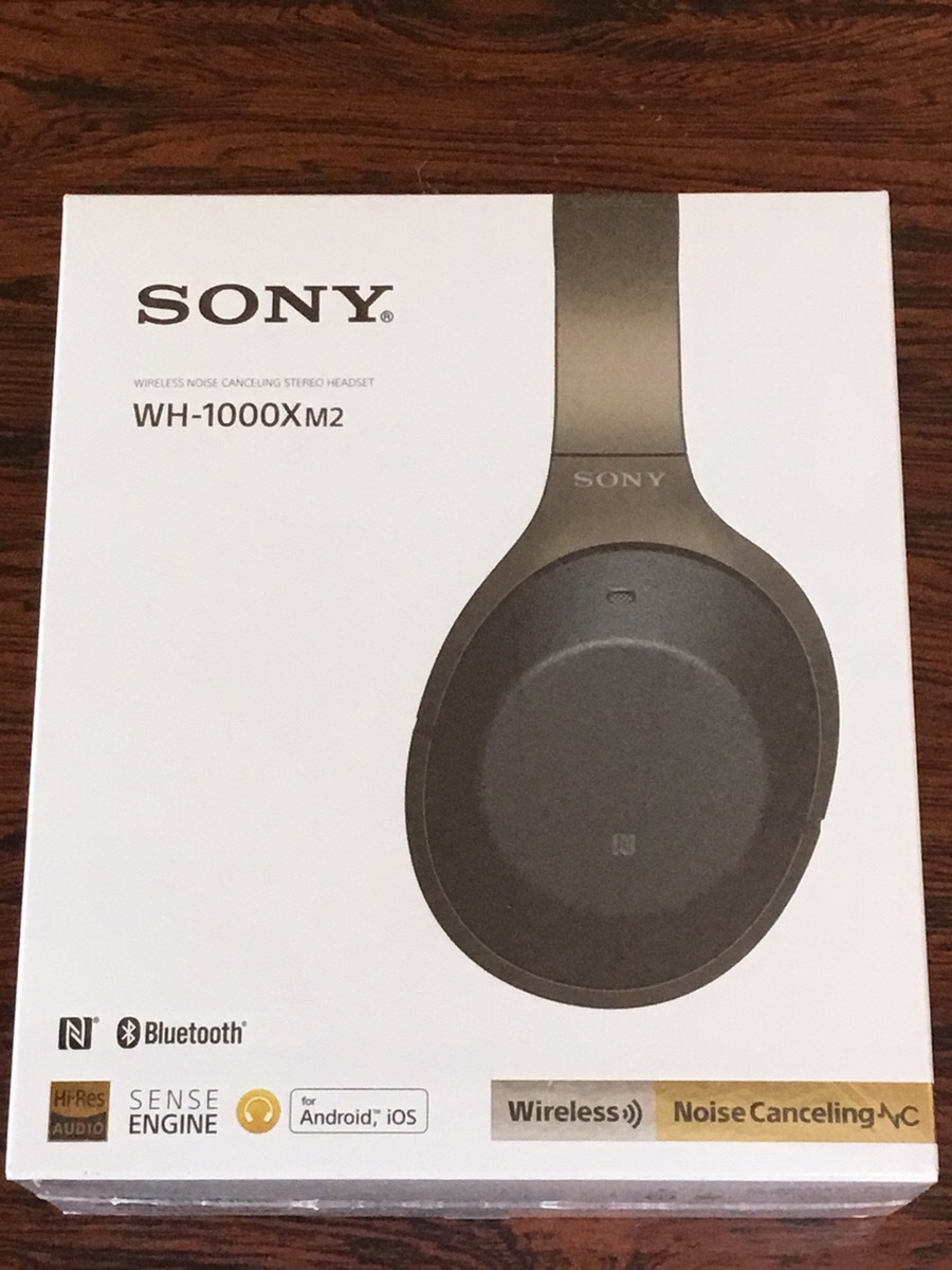 全新未開封Sony SONY無線降噪耳機WH-1000XM2 B：藍牙/高分辨率密封型黑色2018年購買    原文:新品 未開封 ソニー SONY ワイヤレスノイズキャンセリングヘッドホン WH-1000XM2 B : Bluetooth/ハイレゾ 密閉型 ブラック 2018年に購入