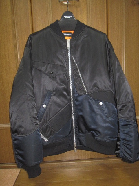 期間限定値下 試着のみ Undercoverism 解体MA-1 3(L) BLACK 期間限定値下 試着のみ Undercoverism 解体MA-1 3(L) BLACK