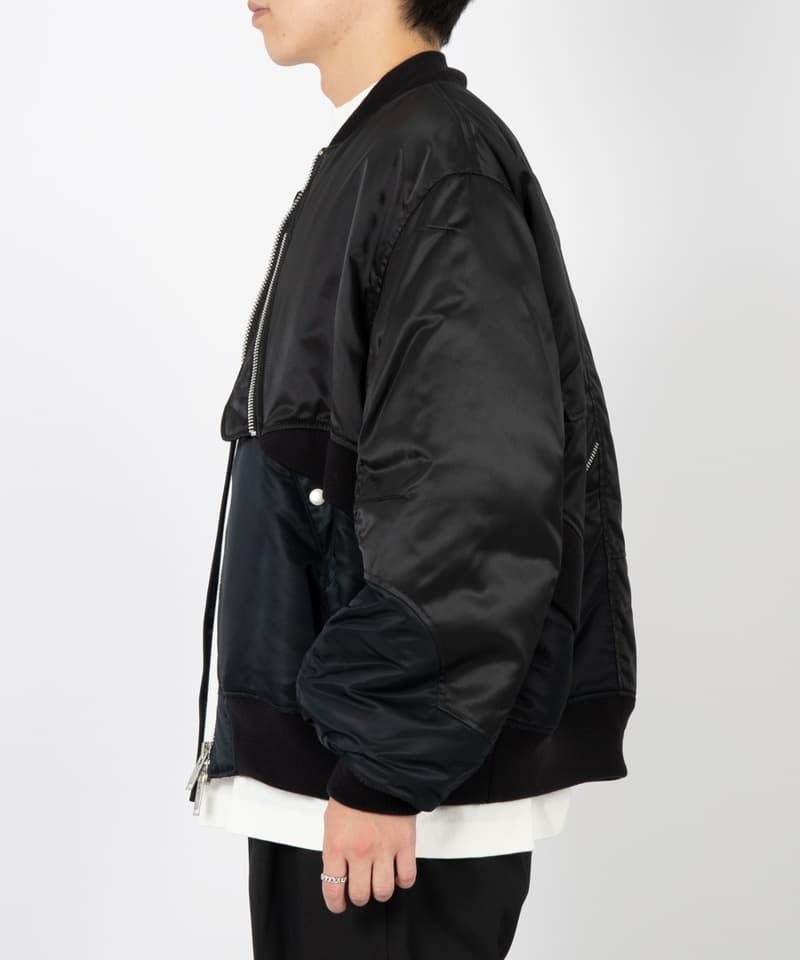 期間限定値下 試着のみ Undercoverism 解体MA-1 3(L) BLACK 期間限定値下 試着のみ Undercoverism 解体MA-1 3(L) BLACK