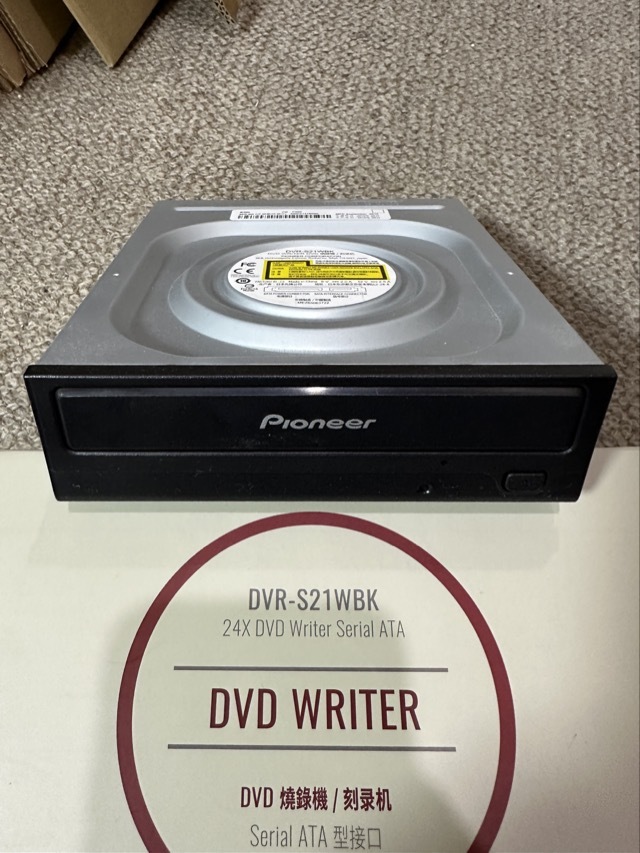 Pioneerパイオニア DVR-S21WBK DVD WRITER 美品！！_画像3
