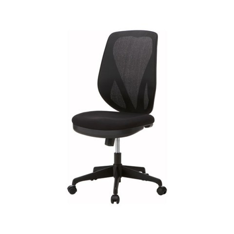 新品オフィスチェア LAP-54-BK（ブラック）事務椅子　メッシュ素材 【本州送料無料】