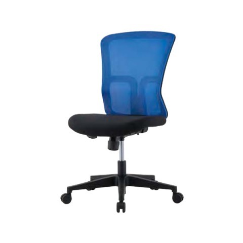新品オフィスチェア　GSM-10-BL（ブルー）　事務椅子　メッシュ素材 【本州送料無料】
