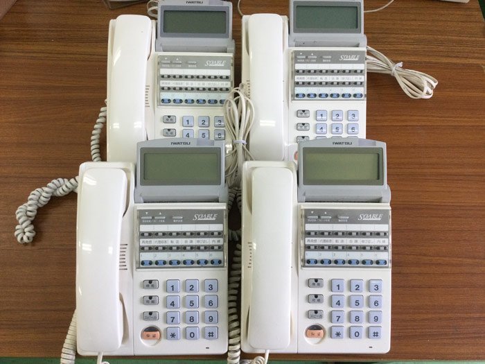 【激安セール】 ★本州送料無料★ 4台セット 岩崎通信機(IWATSU) SO-6KT-D リユース中古ビジネスフォン 6ボタン標準電話機(白)(管理番号1016) 岩崎通信機