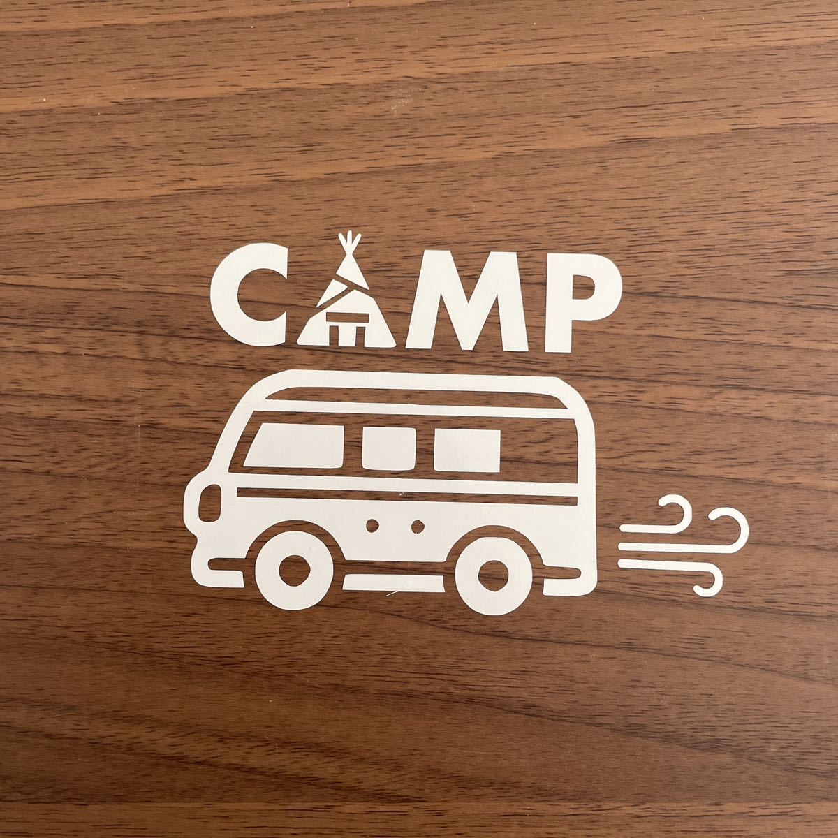 180. [ free shipping ] CAMP cutting sticker camp tent bus outdoor [ new goods ]