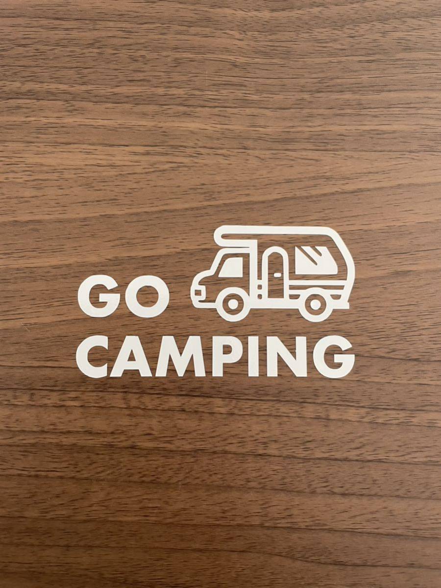 117. 【送料無料】 GO CAMPING カッティングステッカー キャンピングカー キャンプ CAMP アウトドア【新品】の画像1