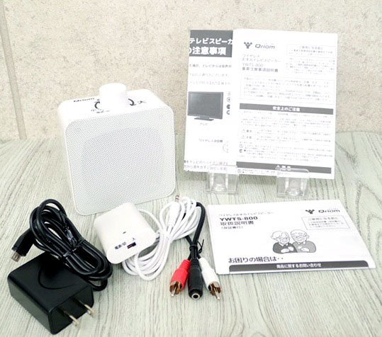 ●CCK● 展示品 ワイヤレス 手元スピーカー (AC電源/乾電池 対応) Y.WTS-80.0ホワイト (管理番号S-29)_画像2