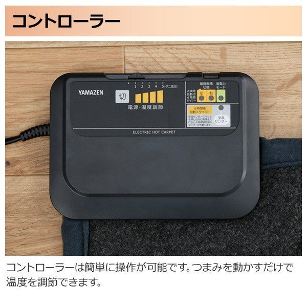 新品/保証付き　3畳（カバーと本体が一体型）超ふわふわ極厚 空気を綺麗にする ホットカーペット SUE.G-SF.30(管理No-KZY）_画像6