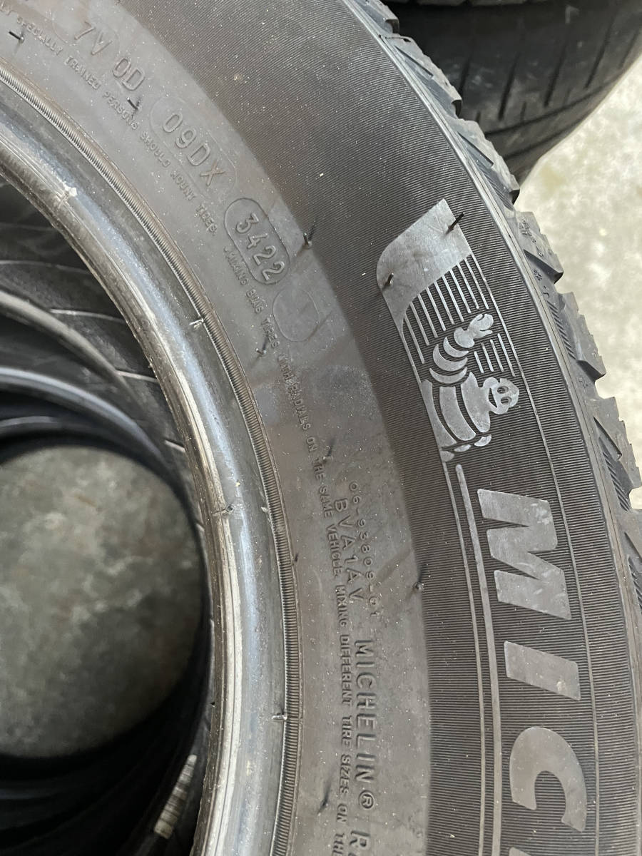 4本セット【2022年34週】215/65 R16 バリ溝（8〜9分山）スタッドレスタイヤ ミシュラン MICHELIN X-ICE SNOW_画像8