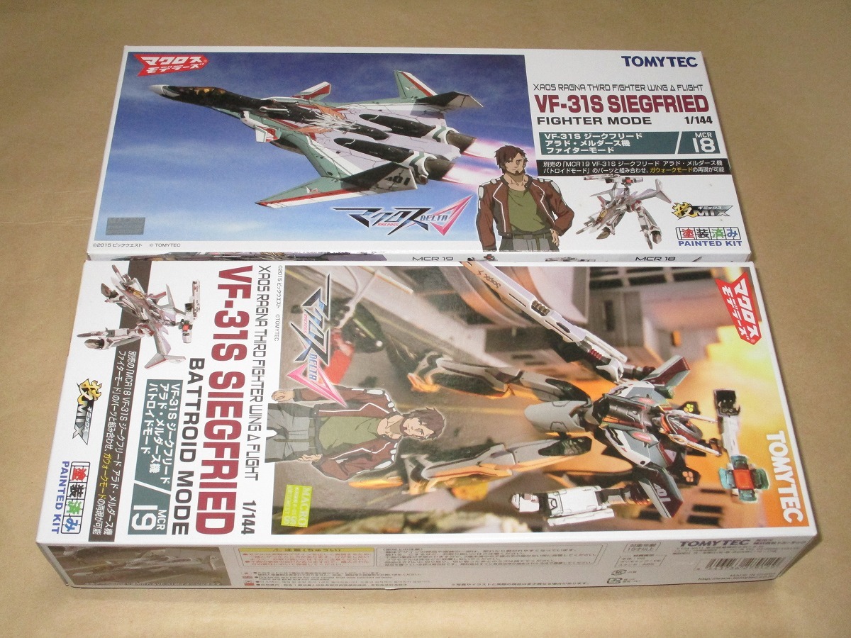 トミーテック 技MCR20 1/144「VF-31S ジークフリード アラド・メルダース機 2モードセット」(ファイター + バトロイド 技MIX ガウォーク)_画像4